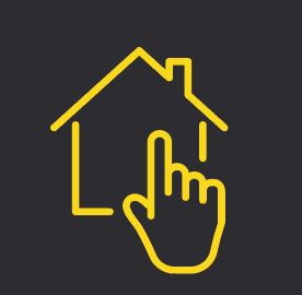 Haus als Symbol für EIB/KNX-System